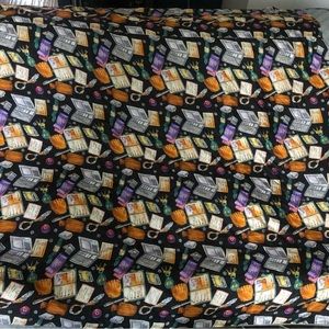 Nicole Miller Silk “Work and Play” scarf 52X54